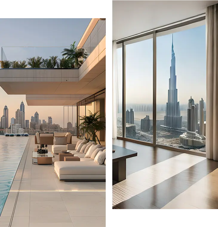 Dubai cityscape and real estate overview